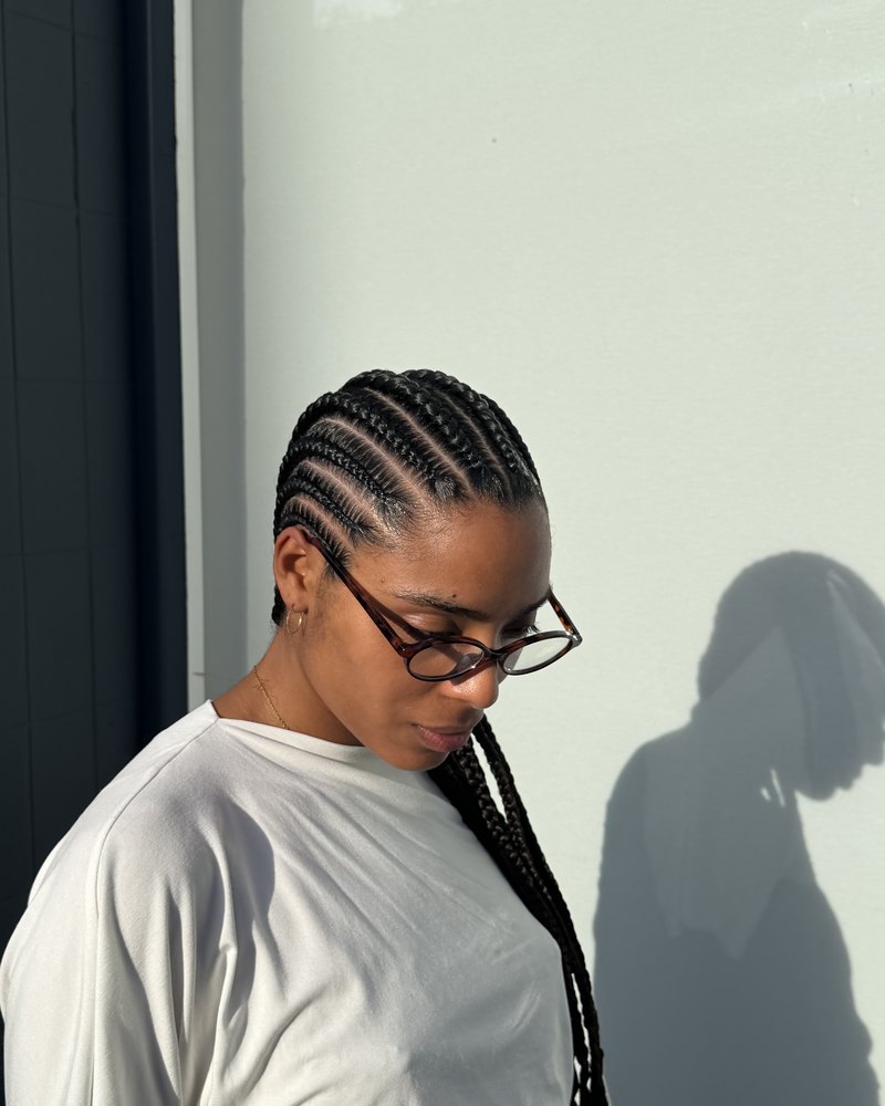 Cornrows creativas hechas en A Coruña